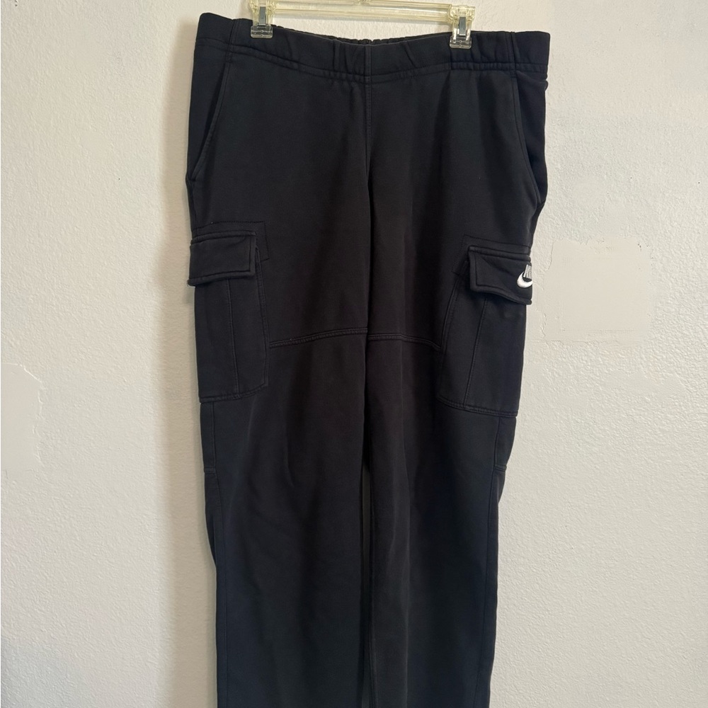 Nike Dark Cargo Pants with Logo